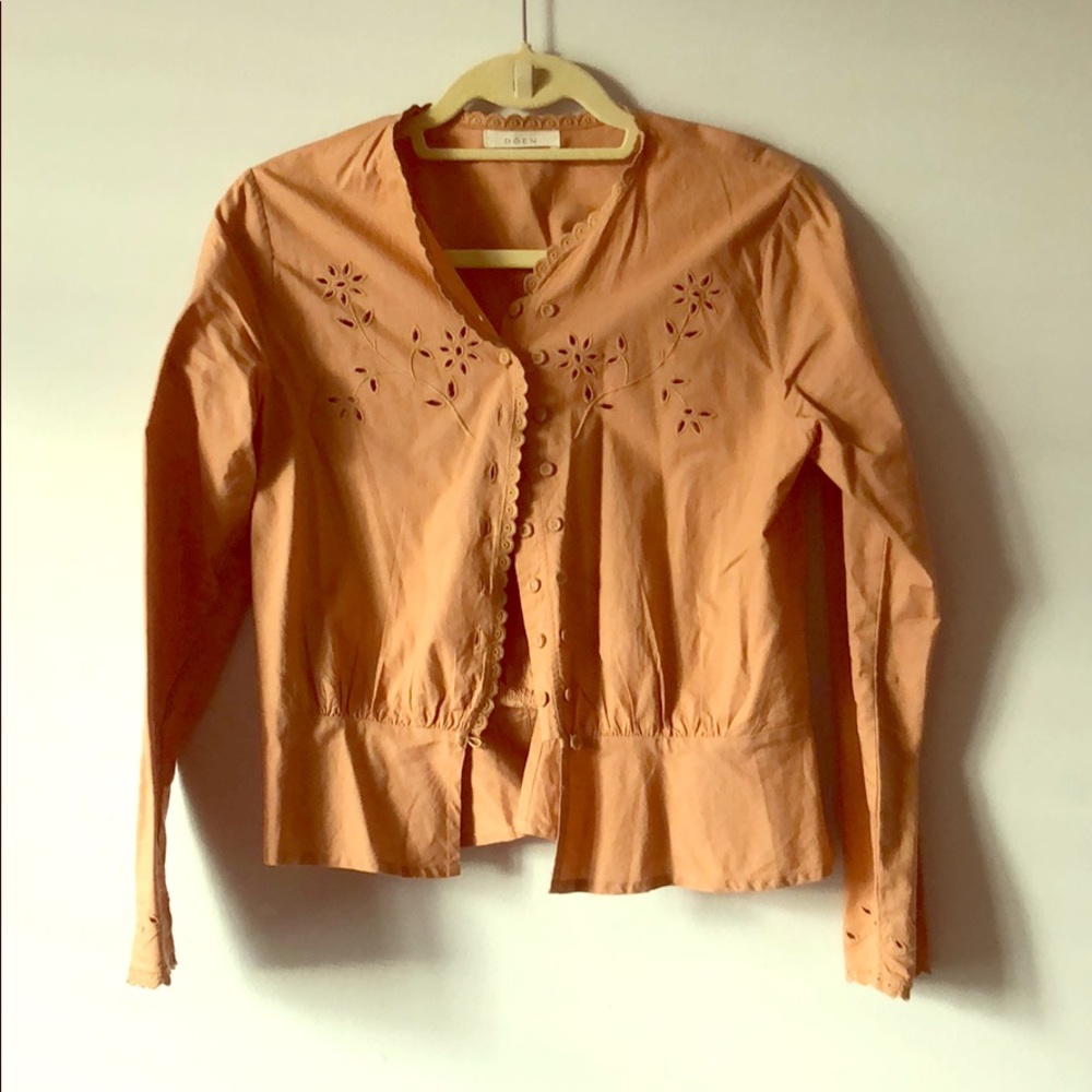 DOEN Juniper Blouse in Macaroon Pink